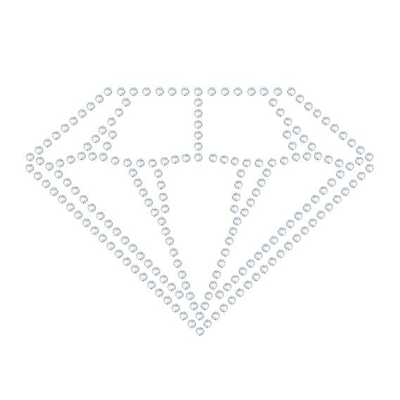 水晶烫贴 尖底石形