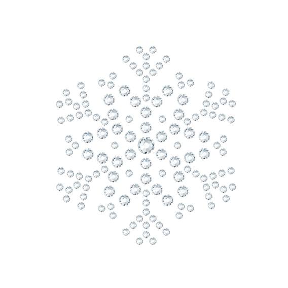 水晶烫贴 雪花