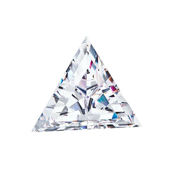 Cubic Zirconia Triangle Step