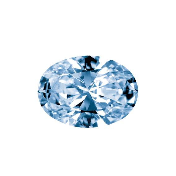 Synthetic Spinel Oval Diamond
