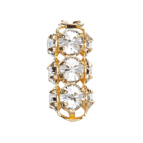 尖底石美饰玛水晶管珠，未经电镀