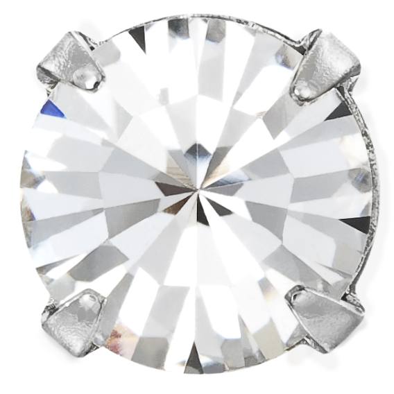 Chaton MAXIMA in Sew-On Cup, Silver