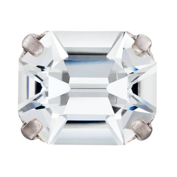 Octagon MAXIMA in Sew-On Cup, Silver