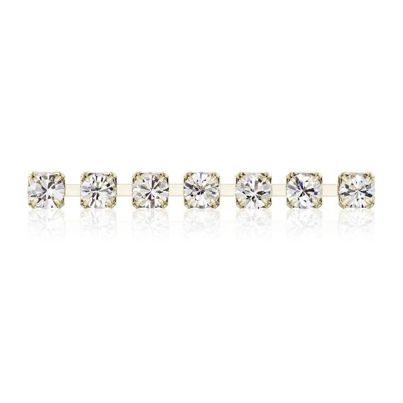 Cupchain with Chatons MXM ss6,5 - Raw cup Cupchain with Chatons MXM ss6,5 - Raw cup