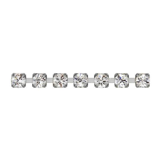 Cupchain with Chatons MXM ss16 - Rhodium cup Cupchain with Chatons MXM ss16 - Rhodium cup