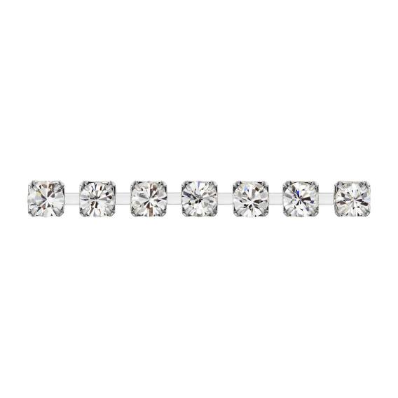Cupchain with Chatons MXM ss8,5 - Silver cup Cupchain with Chatons MXM ss8,5 - Silver cup