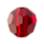 圆形水晶珠 – 标准切割 4 mm 红色