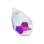 Drop Pend.681 6x10 crystal AB