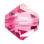 Rondelle Bead 6 mm rose