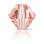 Rondelle Bead 6 mm r.peach
