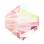 Rondelle Bead 4 mm lt.rose AB