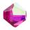 Rondelle Bead 5 mm fuchsia AB