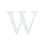 水晶烫贴 字母 W