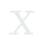 TR0 letter X