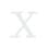 水晶烫贴 字母 X