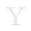 水晶烫贴 字母 Y