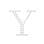 水晶烫贴 字母 Y