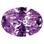 CZ amethyst oval diam 4x2 mm