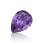 CZ amethyst pear diam 3x2 mm
