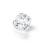 CZ white cushion 2x2 mm