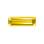CZ gold baguette step 2x1 mm