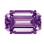 CZ amethyst octagon step 4x2 mm